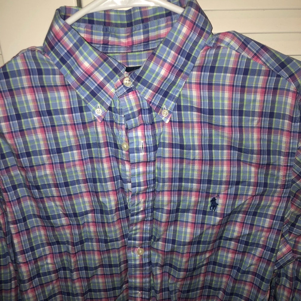 Ralph Lauren Multi-Color Button Down Large